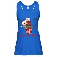 Otter Merry Christmas Festive Season Otter Gift Ladies Essential Flowy Tank