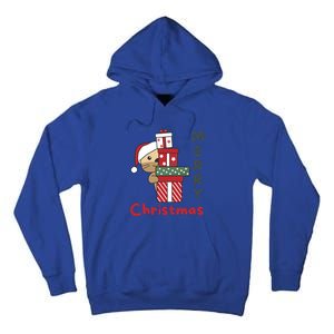 Otter Merry Christmas Festive Season Otter Gift Tall Hoodie