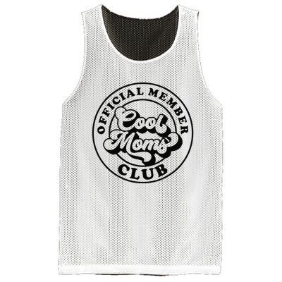 Offical Member Cool Moms Club Mom Life Funny Mothers Day Mesh Reversible Basketball Jersey Tank