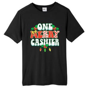 One Merry Cashier Christmas Xmas Holiday Tall Fusion ChromaSoft Performance T-Shirt