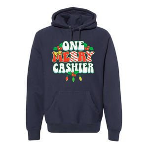 One Merry Cashier Christmas Xmas Holiday Premium Hoodie