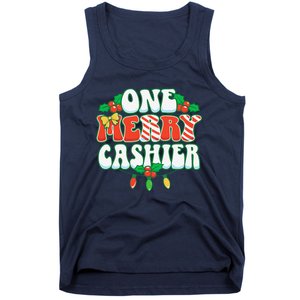 One Merry Cashier Christmas Xmas Holiday Tank Top