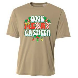 One Merry Cashier Christmas Xmas Holiday Cooling Performance Crew T-Shirt