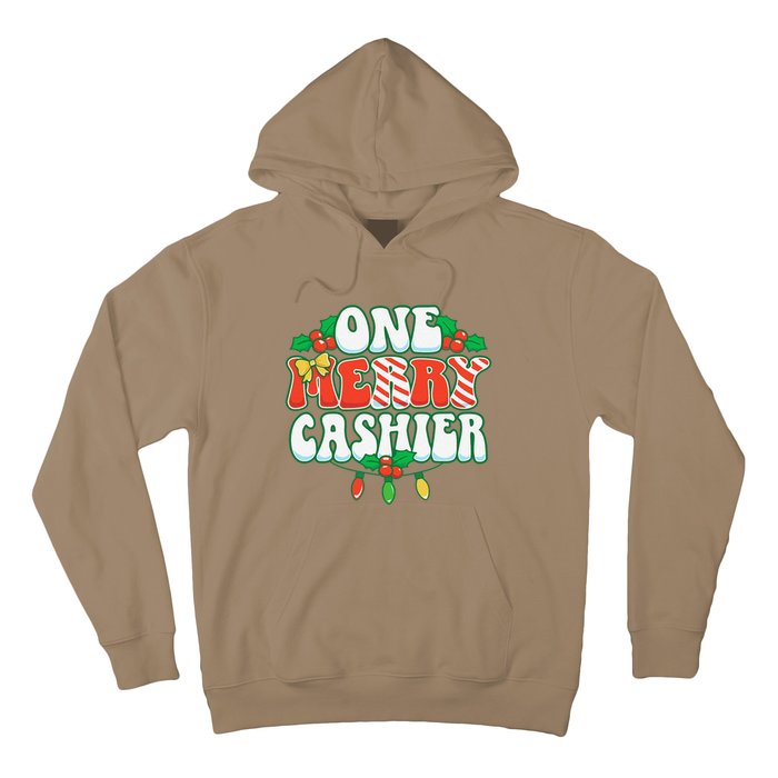 One Merry Cashier Christmas Xmas Holiday Hoodie