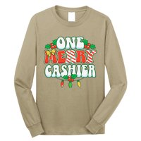 One Merry Cashier Christmas Xmas Holiday Long Sleeve Shirt