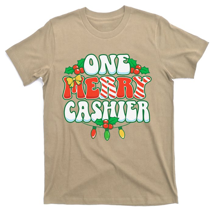 One Merry Cashier Christmas Xmas Holiday T-Shirt