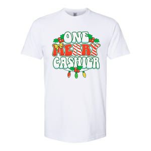 One Merry Cashier Christmas Xmas Holiday Softstyle CVC T-Shirt