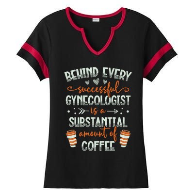 Obgyn Medical Doctor Obstetrician Gynecologist Coffee Cool Gift Ladies Halftime Notch Neck Tee