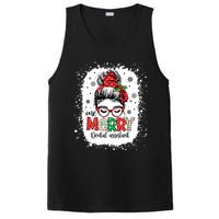 One Merry Dental Assistant Messy Bun Dental Nurse Christmas PosiCharge Competitor Tank