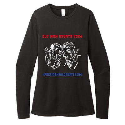 Old Man Debate 2024 Womens CVC Long Sleeve Shirt