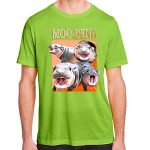 Orange Moo Deng Meme Hippo Adult ChromaSoft Performance T-Shirt