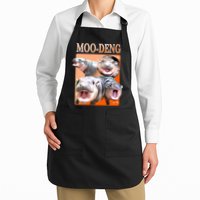 Orange Moo Deng Meme Hippo Apron