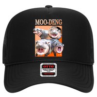 Orange Moo Deng Meme Hippo Trucker Hat