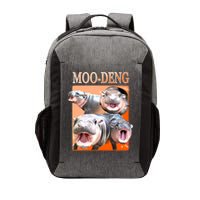 Orange Moo Deng Meme Hippo Vector Backpack