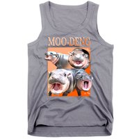 Orange Moo Deng Meme Hippo Tank Top