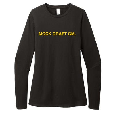 Obviousshirts Mock Draft Gm Womens CVC Long Sleeve Shirt