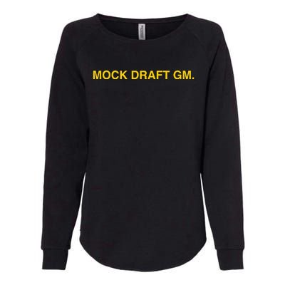 Obviousshirts Mock Draft Gm Womens California Wash Sweatshirt