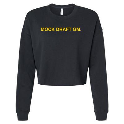 Obviousshirts Mock Draft Gm Cropped Pullover Crew