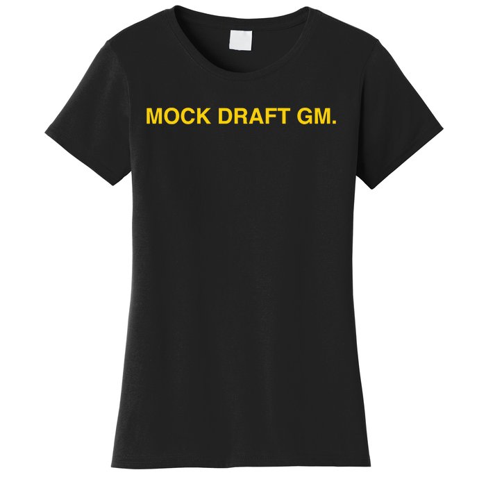 Obviousshirts Mock Draft Gm Women's T-Shirt