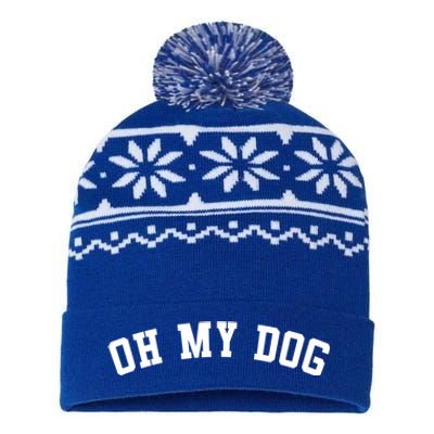 Oh My Dog Great Gift USA-Made Snowflake Beanie