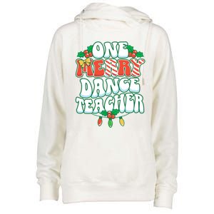 One Merry Dance Teacher Christmas Xmas Dancing Gift Womens Funnel Neck Pullover Hood