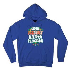 One Merry Dance Teacher Christmas Xmas Dancing Gift Hoodie