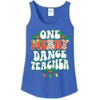 One Merry Dance Teacher Christmas Xmas Dancing Gift Ladies Essential Tank