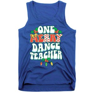 One Merry Dance Teacher Christmas Xmas Dancing Gift Tank Top