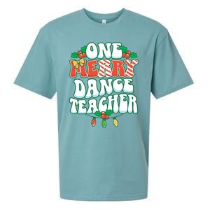 One Merry Dance Teacher Christmas Xmas Dancing Gift Sueded Cloud Jersey T-Shirt