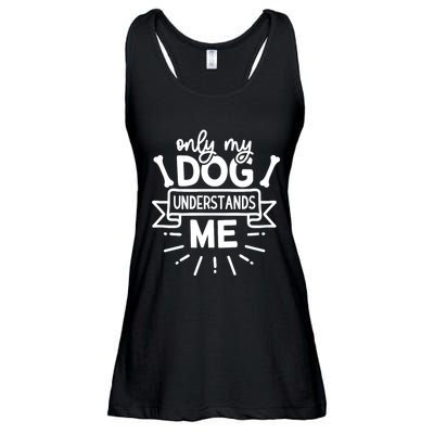 Only My Dog Ladies Essential Flowy Tank