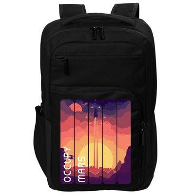 Occupy Mars Elon Musk Spacex Space Landscape Astronaut Planets Stars Impact Tech Backpack