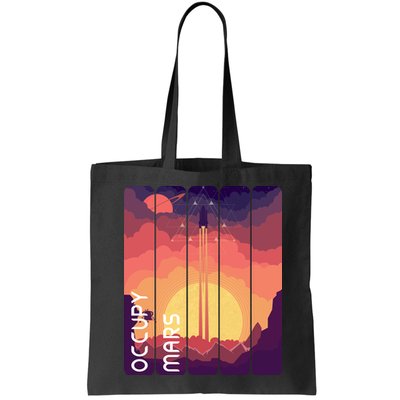 Occupy Mars Elon Musk Spacex Space Landscape Astronaut Planets Stars Bag