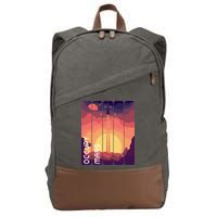 Occupy Mars Elon Musk Spacex Space Landscape Astronaut Planets Stars Cotton Canvas Backpack