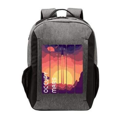 Occupy Mars Elon Musk Spacex Space Landscape Astronaut Planets Stars Vector Backpack