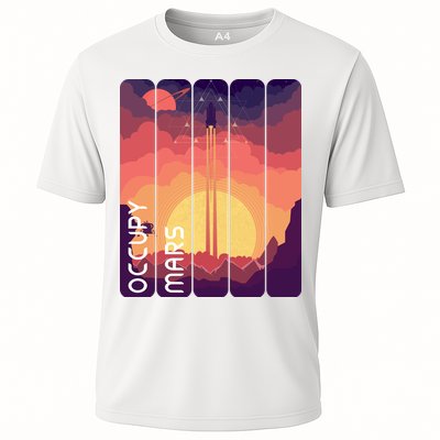 Occupy Mars Elon Musk Spacex Space Landscape Astronaut Planets Stars Performance Shirt