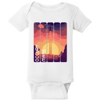 Occupy Mars Elon Musk Spacex Space Landscape Astronaut Planets Stars Baby Bodysuit