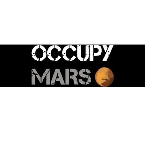 Occupy Mars Elon Musk Spacex Project Bumper Sticker