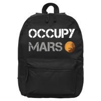 Occupy Mars Elon Musk Spacex Project 16 in Basic Backpack