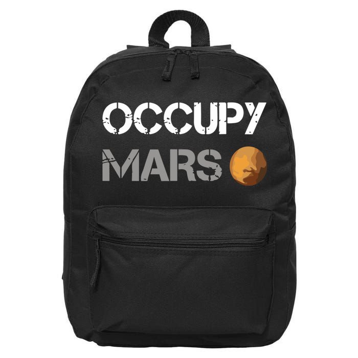 Occupy Mars Elon Musk Spacex Project 16 in Basic Backpack
