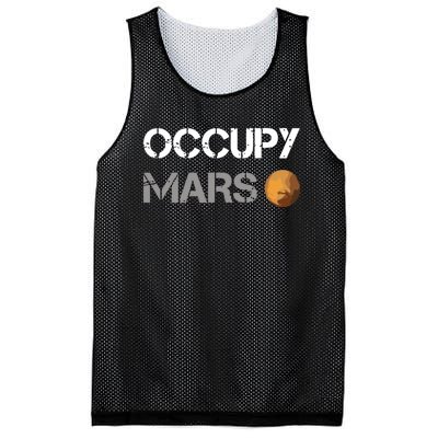 Occupy Mars Elon Musk Spacex Project Mesh Reversible Basketball Jersey Tank