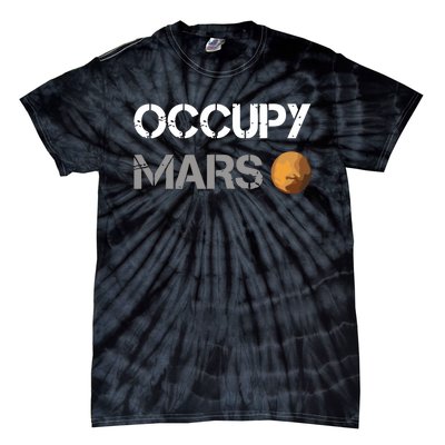 Occupy Mars Elon Musk Spacex Project Tie-Dye T-Shirt