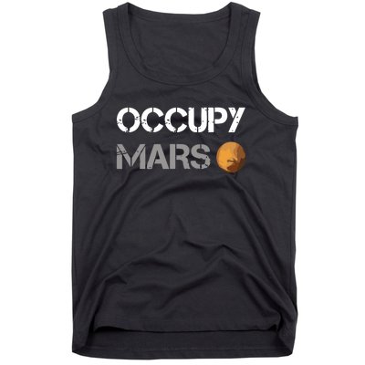 Occupy Mars Elon Musk Spacex Project Tank Top