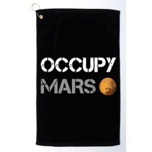 Occupy Mars Elon Musk Spacex Project Platinum Collection Golf Towel