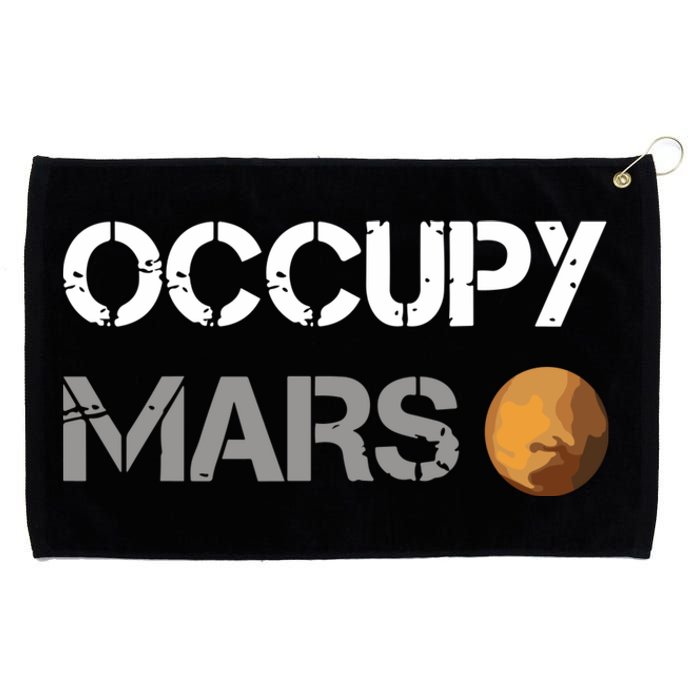 Occupy Mars Elon Musk Spacex Project Grommeted Golf Towel