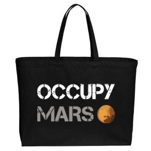 Occupy Mars Elon Musk Spacex Project Cotton Canvas Jumbo Tote