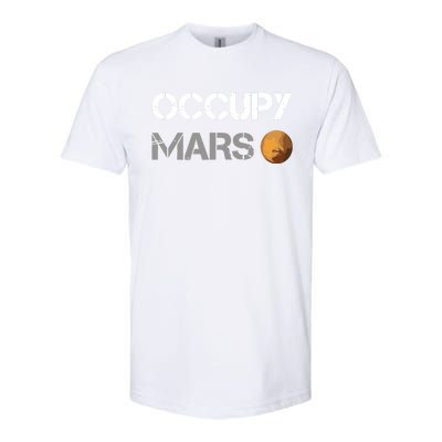 Occupy Mars Elon Musk Spacex Project Softstyle® CVC T-Shirt