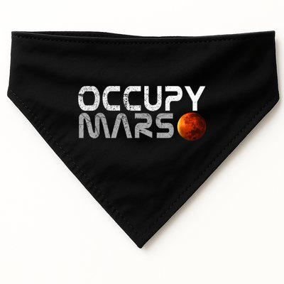Occupy Mars Elon Musk SpaceX Project Gift Ideas Occupy Mars Trending USA-Made Doggie Bandana