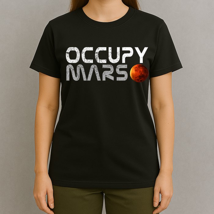 Occupy Mars Elon Musk SpaceX Project Gift Ideas Occupy Mars Trending T-Shirt