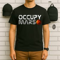 Occupy Mars Elon Musk SpaceX Project Gift Ideas Occupy Mars Trending T-Shirt