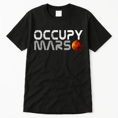 Occupy Mars Elon Musk SpaceX Project Gift Ideas Occupy Mars Trending Tall T-Shirt